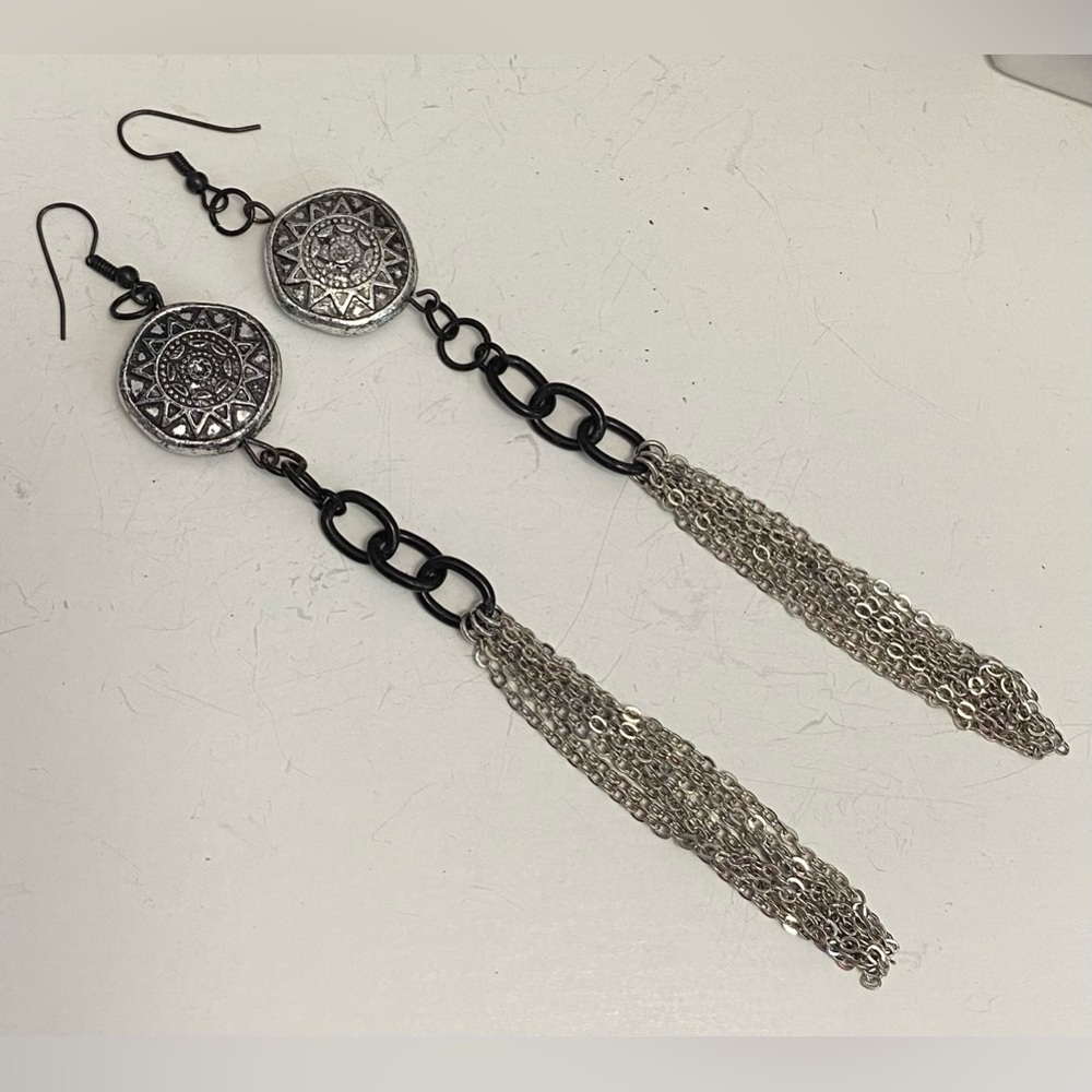 NEW Tory Spelling Design with antique silver coin beads JUST ❤️REDUCED ❤️